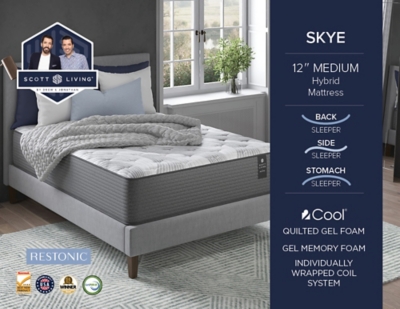 Scott living deals restonic hybrid mattress